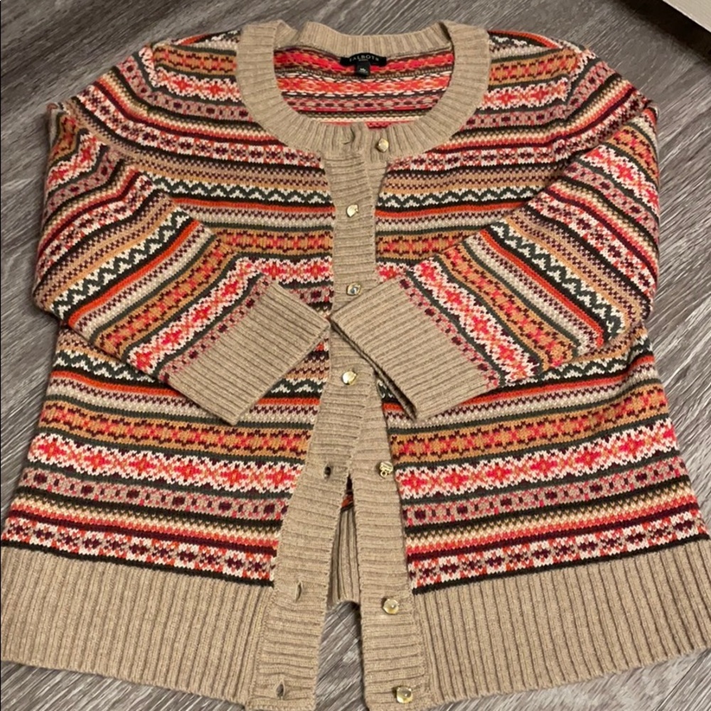 Talbots Multicolored cardigan